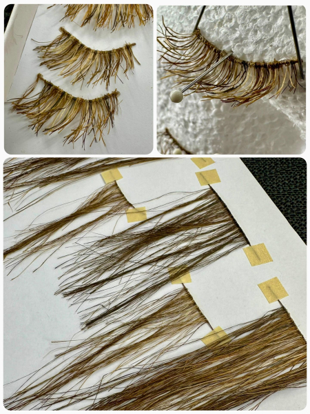 Wicker Husband's lashes helped give him a more human quality.